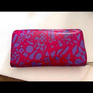 Louis Vuitton Sweet Monogram Indian Rose Vernis Zippy Wallet